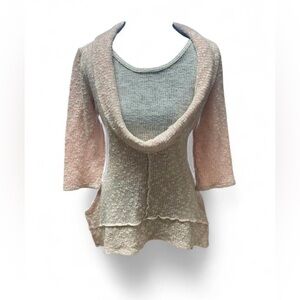 Softest Y2K sparkly knit blouse medium early 2000s USA layering whimsical vtg